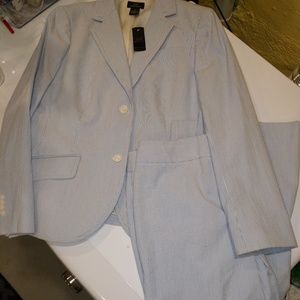NWT Brooks Brothers Seersucker Suit sz 14